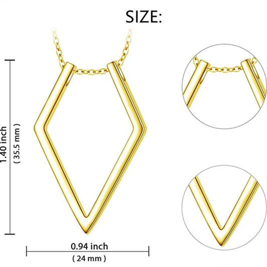 Ring Holder for Men - Necklace for Wedding & Engagement Rings – Minimalist Pendant, Gold & Silver Options