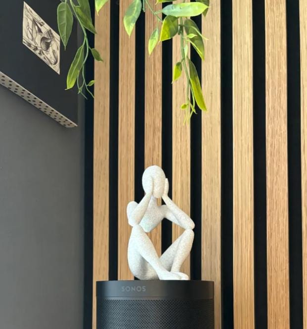 Celestial Resonance: Embrace of the Unseen - Sculpture in Mid-Air