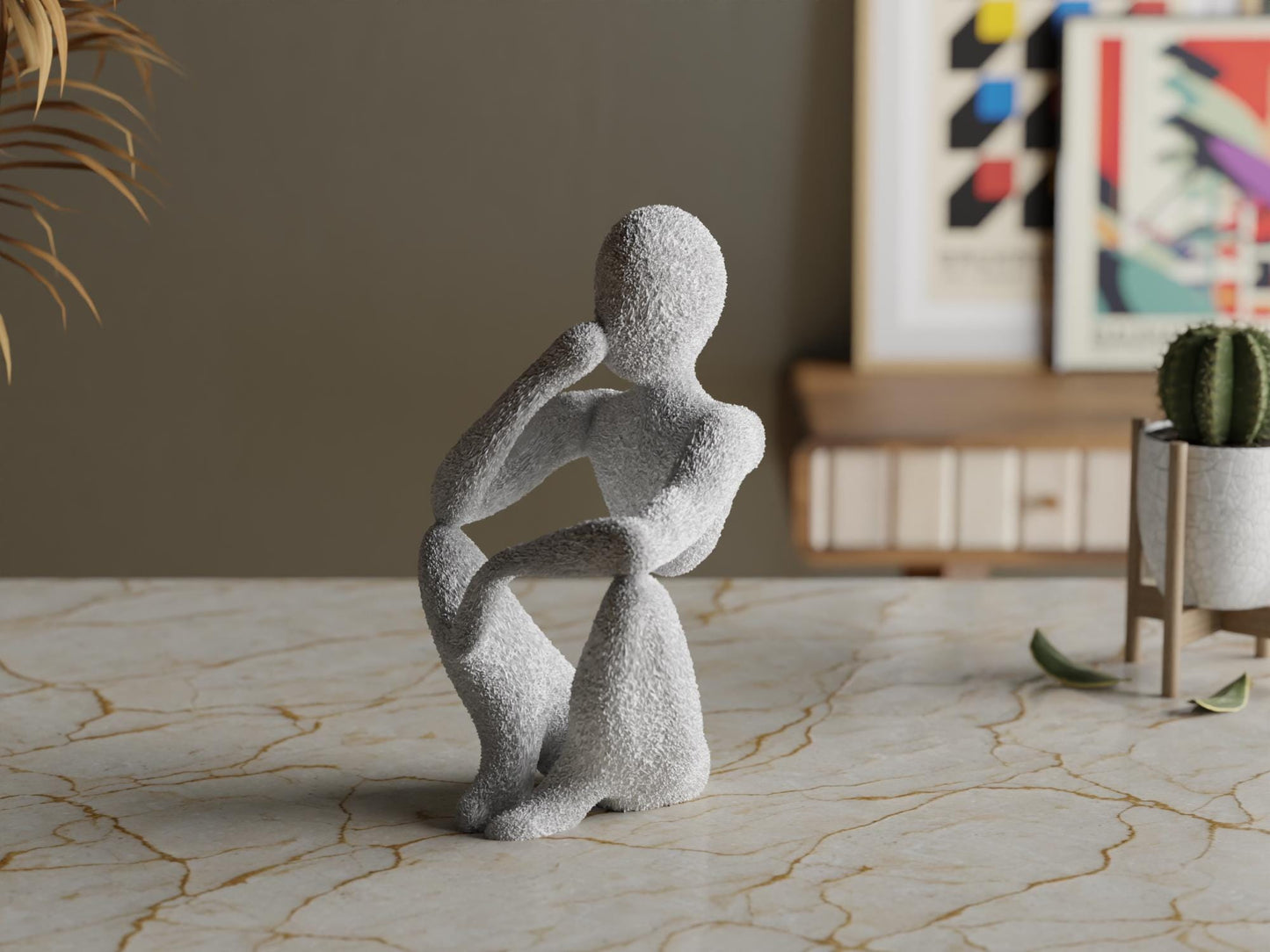 NObody: The Thinker - Sculpture in Mid-Air