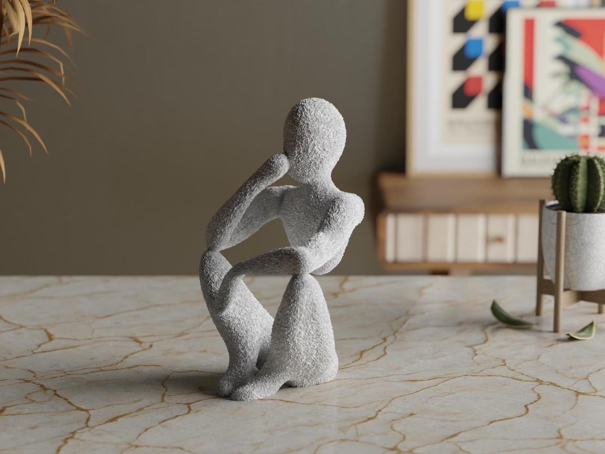 NObody: The Thinker - Sculpture in Mid-Air