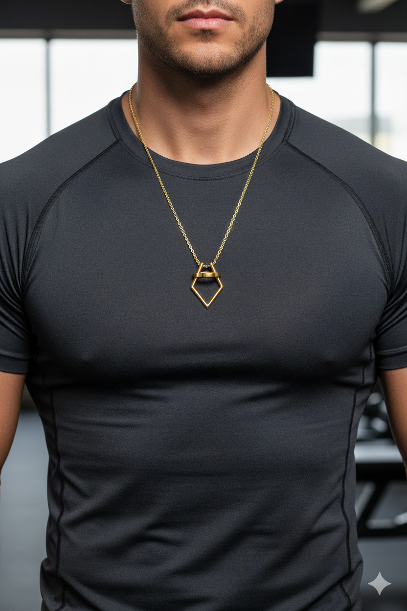 Ring Holder for Men - Necklace for Wedding & Engagement Rings – Minimalist Pendant, Gold & Silver Options