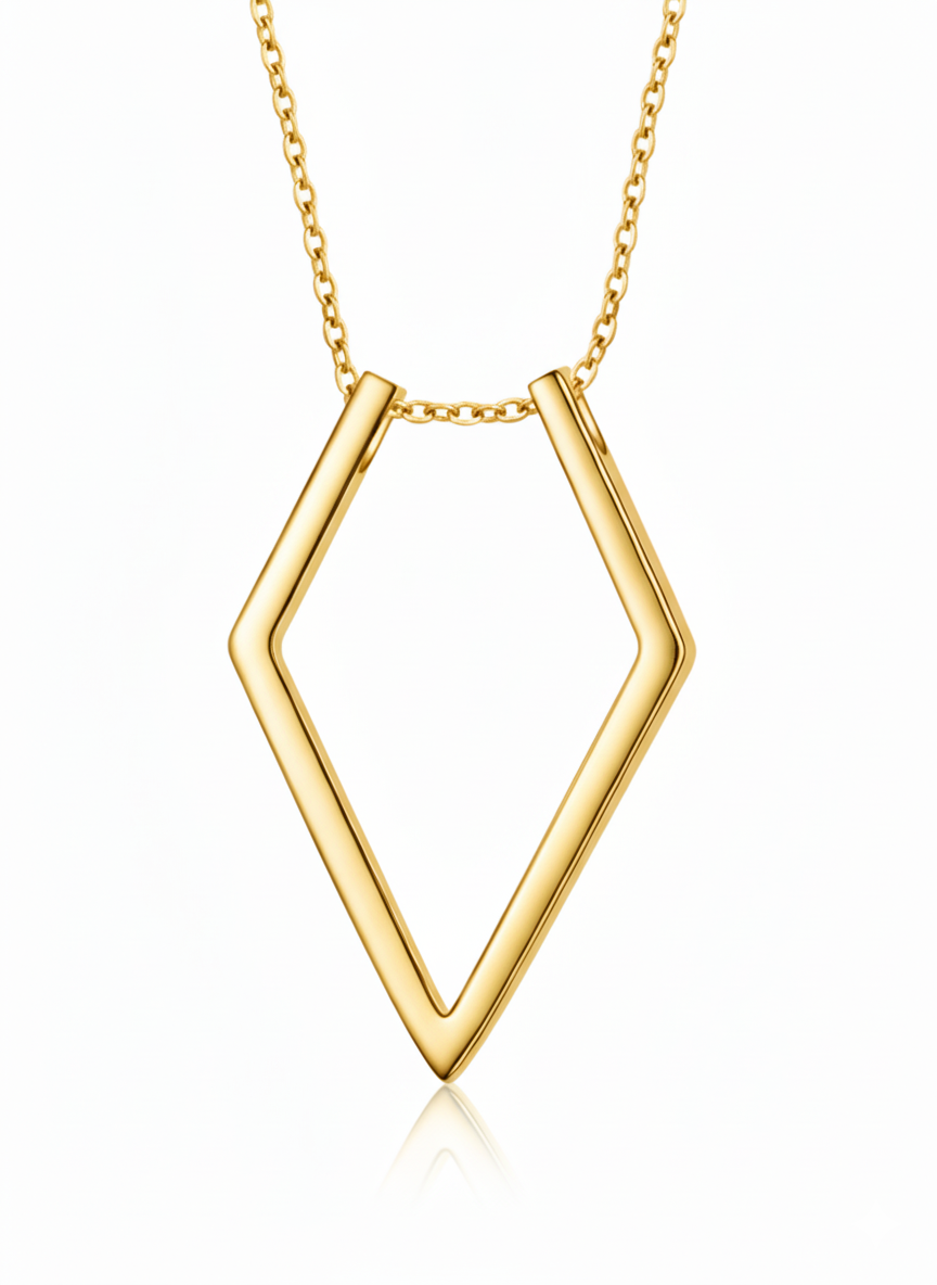 Ring Holder for Men - Necklace for Wedding & Engagement Rings – Minimalist Pendant, Gold & Silver Options