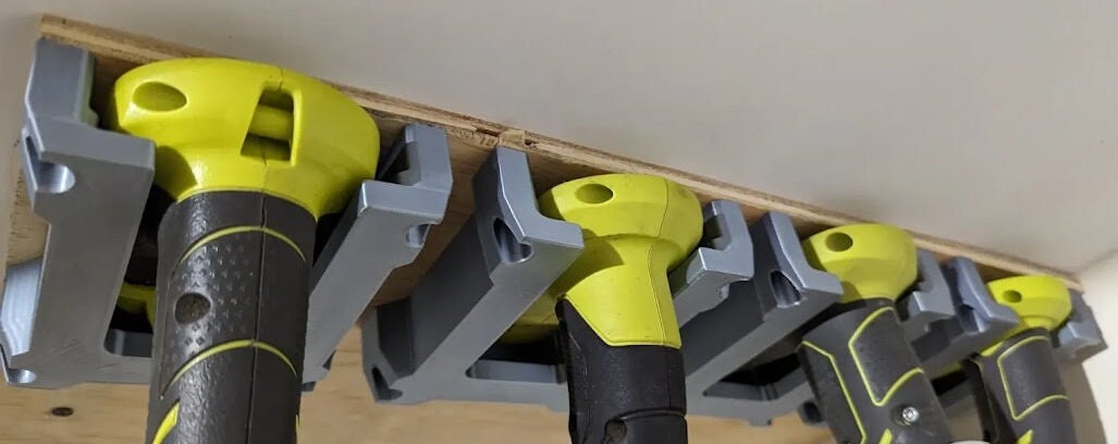 Power tool holder - DeWalt / Milwaukee / Makita / Ryobi