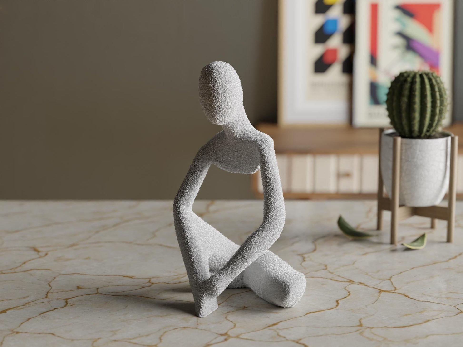 NObody: Serenity - Sculpture in Mid-Air