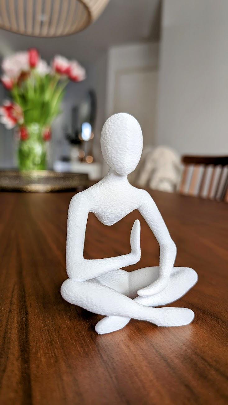 Celestial Resonance: Meditation - Sculpture in Mid-Air
