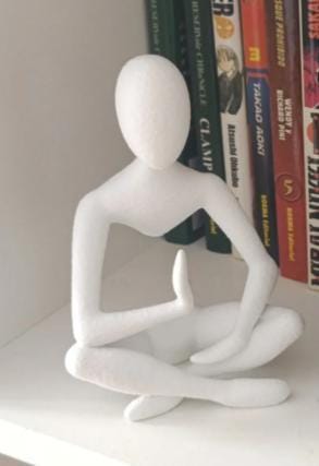 Celestial Resonance: Meditation - Sculpture in Mid-Air