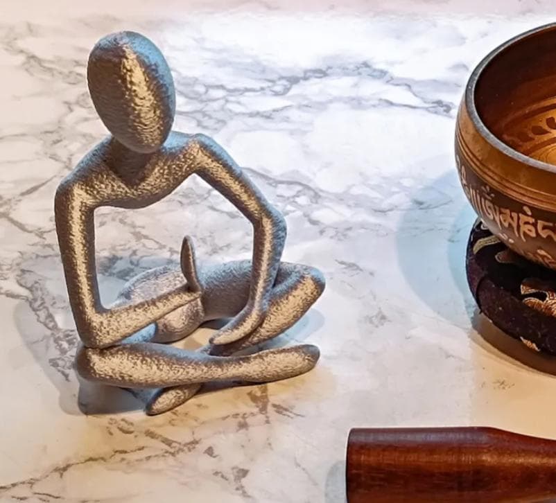 Celestial Resonance: Meditation - Sculpture in Mid-Air