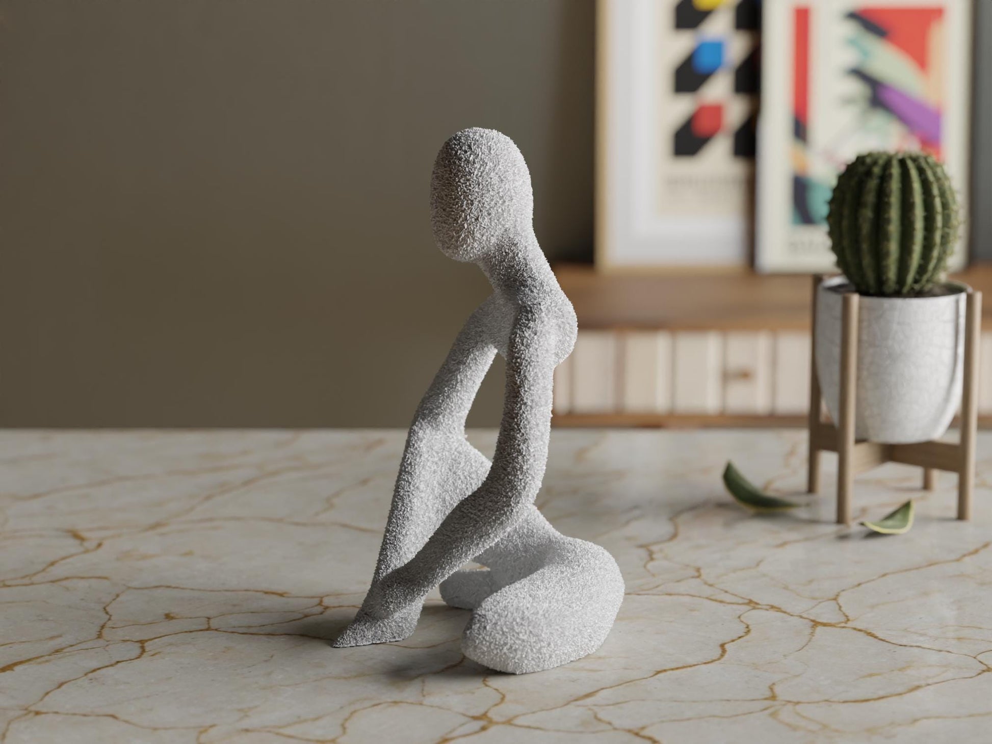 NObody: Serenity - Sculpture in Mid-Air